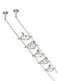 Tech Lighting Tiella 800CBL5PN, Accent Electronic Low Volt Surface Track Lighting Kits, 100 Watts Halogen, (Matte Nickel-2 Pack)