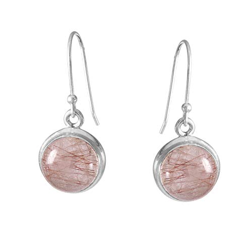 Boucle d'oreille en argent 925 et cuivre rutile, le cadeau idéal pour femme