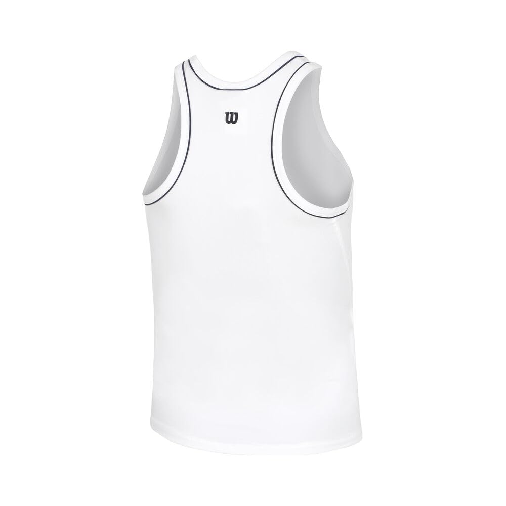 Wilson Fieldhouse Team Tank Lite - Camiseta sin Mangas para niña, Color Blanco, XS