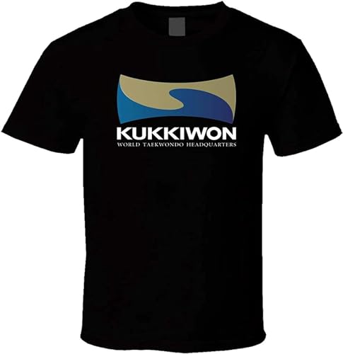 Johniel Kukkiwon World Taekwondo Men T Tshirts Camisetas y Tops(Medium)