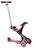 Globber Unisex kinder Scooter EVO COMFORT 5in1, rot, Einheitsgröße, 458-102