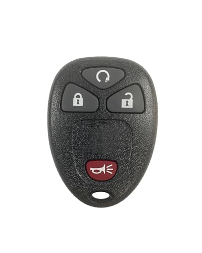 Coque de clé pour GMC Buick et Malibu (Type 1) - Boîtier de remplacement pour télécommande auto