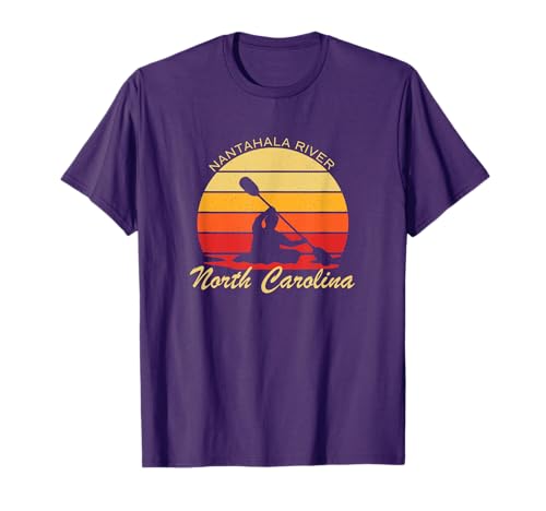 Vintage Kayak Nantahala River NC Adventure T-Shirt
