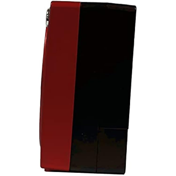 SEIKO Fuji II Bedroom Alarm Clock, Metallic Dark Red