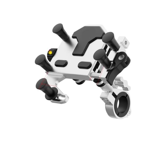 Support de téléphone moto universel anti-secousse en alliage pour H67