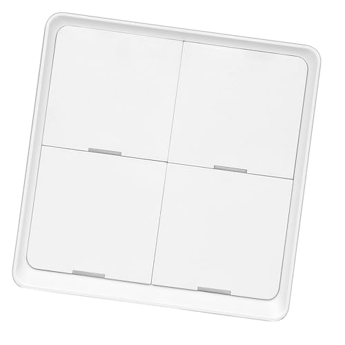 YHAILI Intelliegent Home Mehrfach-Szenen-Controller, 4 Tasten, kompakte Fernbedienung, Wandmontage, Hausautomationsschalter für Haus
