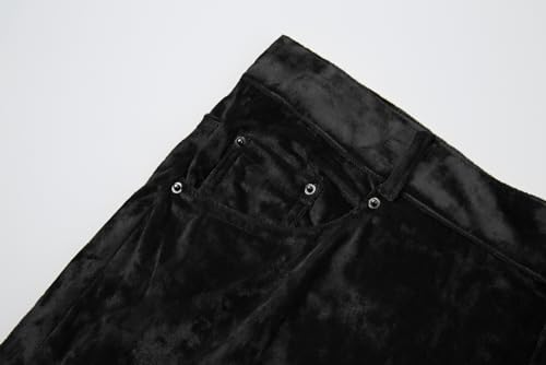 Men's 60s 70s Velvet Bell Bottom Pants Disco Denim Vintage Classic Comfort Flared Flares Retro Outfits4