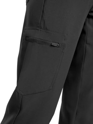 Image of COZYFIT Womens Scrub Pants - Soft Stretch Yoga Style with 5 Pockets, Slim Fit Jogger Scrubs Pants for Women
