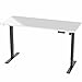 VIVO Electric Dry Erase 60 x 24 in Standing Desk, Memory Height Adjustment, 1B Series, Whiteboard Top Black Frame, DESK-KIT-1B6WE