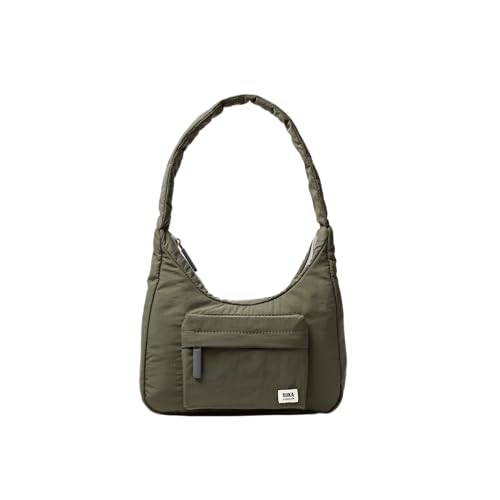 Sac à bandoulière ROKA London Belsize Petit Taslon noir compact et léger pour le quotidien