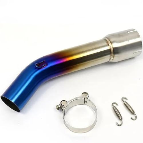 Tuyau d'échappement de rechange pour silencieux Yamaha YZF FZ1 2006-2015 bleu
