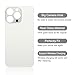 VOXATVO Back Glass Replacement for iPhone 13 Pro (A2638 A2483 A2636 A2639 A2640) All Carriers NO Repair Tool Set (for 13 Pro Silver) (Silver)