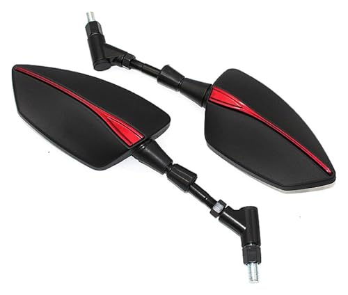 Espejo retrovisor para CFMOTO 650NK 250NK que elimina vibraciones reflector marcha atrás rojo