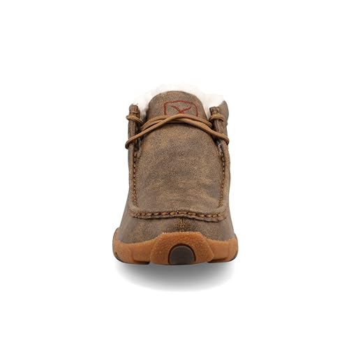 Image of Twisted X Women's Chukka Driving Moc, Moc Toe, Bomber & Fur Lining, 12 M