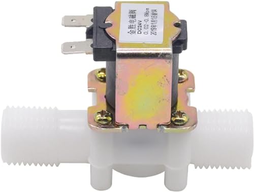 Électrovanne en plastique 1/2 DC 24V pour distributeur d'eau