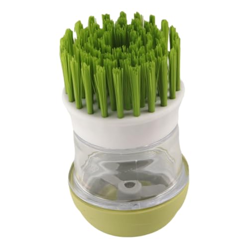 Image of Dish Brush with Soap Dispenser,Soap Dispenser Dish Brush,Automatic Cleaning Brushes,Wash Pot Dish Brush,Mini Soap Dish Scrubber for Kitchen