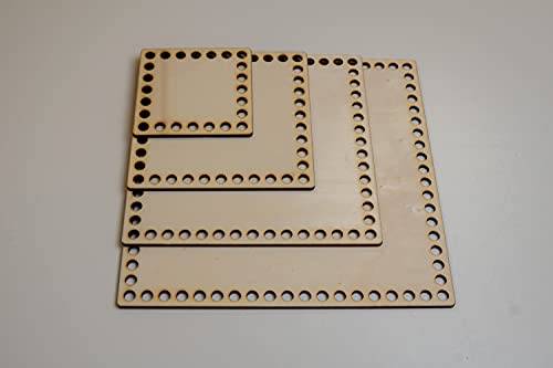 Selfmade Basket base square (10 cm + 15 cm + 20 cm + 25 cm)