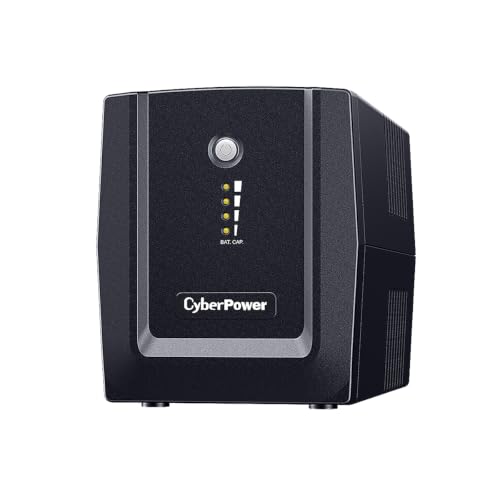 CyberPower Line Interactive/Offline UPS UT1200E - 1200VA / 720W, 230V, UPS for Personal Computers, Desktop PCs, Laptops, Routers, Networking Devices and Gaming Consoles