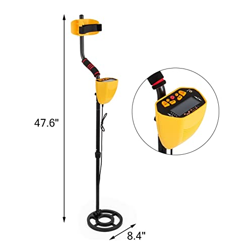 Metaaldetector Metaaldetector Waterdichte detectie Metalen Spoel Professionele ondergrondse metaaldetector Goudmelderzoeker Metalen Circuit Detector Verstelbare Rod Voor volwassen kind - Image 6