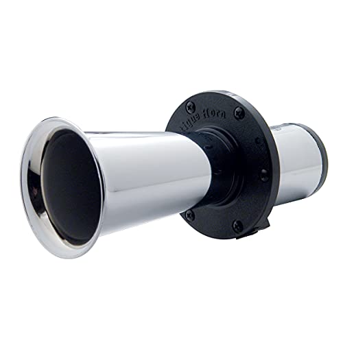 United Pacific 46138 12V Chrome Plated AHOOOGAH Classic Car Horn, Antique Style Horn, 110 dB
