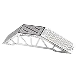 BreezeTrading RCカー障害物橋 リアリティ追求 橋部品 ステンレス鋼 パーツ 耐久性 携帯便利 簡単組立 モデル愛好家に適用, 銀