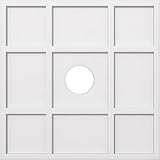 Ekena Millwork CMP28RK-05000 Rubik Architectural Grade PVC Contemporary Urethane Ceiling Medallions 28