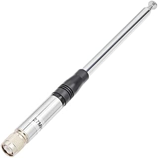 HYS 27 MHz CB Wireless Antenna, TNC Connection, High Gain, Telescopic Pop-Up Rod Antenna (130 cm) Compatible with President Randy-3, PNI Escort HP 72 Handheld Radio