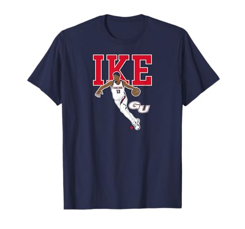Graham IKE - Name Pose - Gonzaga Bulldogs Basketball T-Shirt