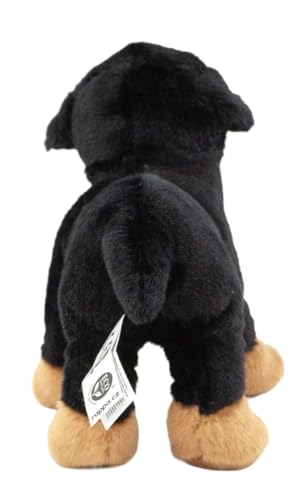 Teddys Rothenburg Kuscheltier Hund Rottweiler 18 cm stehend Plüschhund Plüschtier