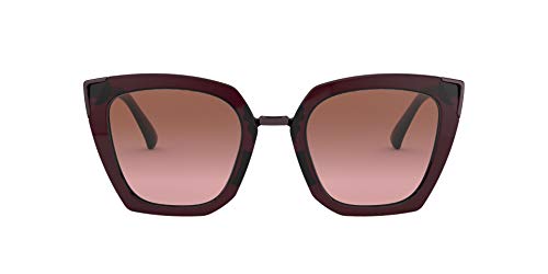 Oakley Women s OO9445 Sideswept Square Sunglasses, Crystal Raspberry G40 Black Gradient, 51 mm