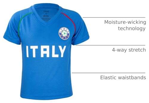 Image of Youth Soccer Jersey Boys Girls- Breathable Lightweight Football Training Shirt for Kids (Infant-Youth Sizes)