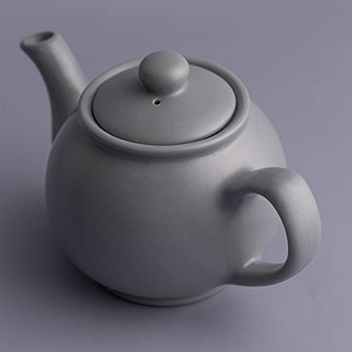 Price & Kensington Matt Grey 6 Cup Teapot, Stoneware, Multicolour