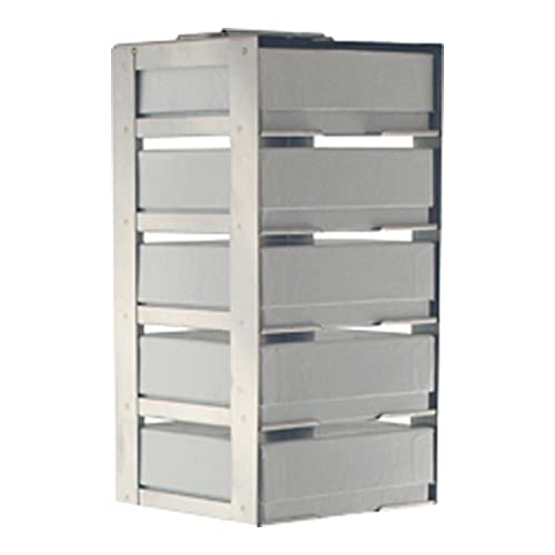 Freezer Rack Solutions USA CF-5-2-81 Chest Freezer Rack with Box & Divider (81 Cell), 5 Box