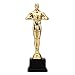 BaiJ Premio Oscar Statuina,Winner Statuetta Trofeo Premio Maschile 10 Pollici Trofei in Oro in Stile Oscar Trofeo Dorato Statue Trofei di Plastica per Festa Cerimonia Apprezzamento Regalo