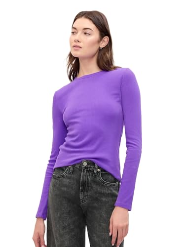 GAP Women's Long Sleeve Essential Ribbed Top