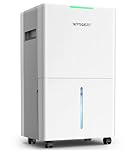 4000 sq.ft Dehumidifier for Basement, 45 Pint Dehumidifiers for Home with Drain Hose, WPSOERT Smart Compressor Dehumidifies for Large Room, Bedroom, 3 Modes, Intelligent Humidity Control, Auto Defrost