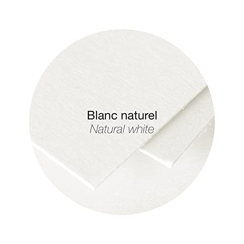 Clairefontaine 56090C Pack of 25 Plain Cards Square Format 16x16cm 210gsm Natural White Invitation and Correspondence Paper Pollen Range Premium Paper - Image 2