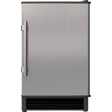 EdgeStar IB121 15 Inch Wide 12 Lbs. Capacity Built-In Ice Maker with 15 Lbs. Daily Ice Production - Stainless Steel Cover