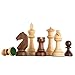 A&A Premium Triple Weighted Staunton Wooden Chess Pieces w/ 2 Extra Queen - King Height 3.75