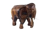 Die Tierfiguren sind in unterschiedlichen Höhen verfügbar und werden in Thailand nach traditionellem Handwerk handgefertigt