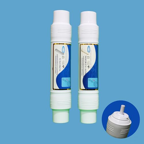 ✅ Massima durata nel tempo. KIT 2 FILTRI DEPURATORE ACQUA AD OSMOSI INVERSA ATTACCO RAPIDO HERO 375 ECOWATER, 1 KIT = 2 FILTRI