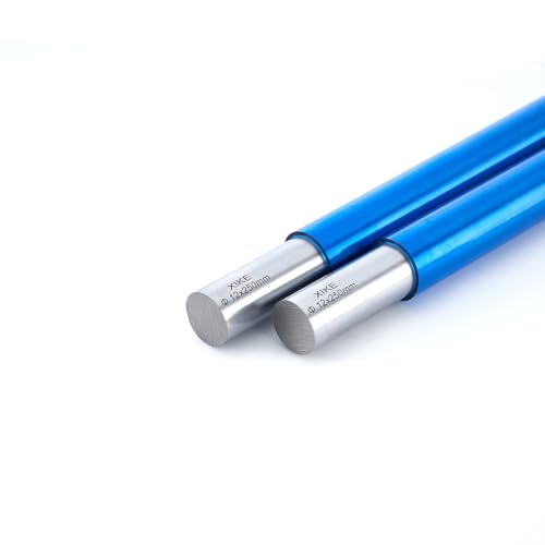 Tige de rail linéaire 12mm x 250mm acier trempé chromé H8 XiKe x2