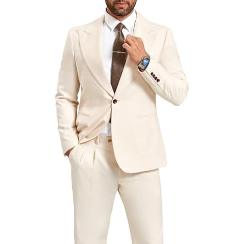 JPF Men's Slim Fit Tuxedo Suit Set Cover