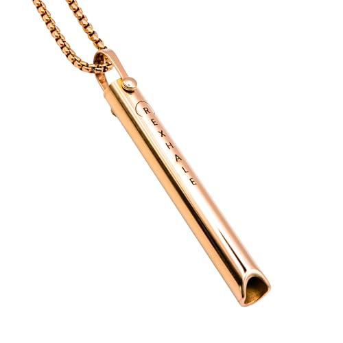 R-EXHALE Breathing Necklace Classic Shift - Habitual Breath Practice, Meditation, Anxiety and Stress Relief - Professionally Designed Breathing Tool to Promote Calm, Relaxation and Mindfulness