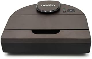 Neato® D800 Intelligent Robot Vacuum Cleaner - D-shape Design, Laser Mapping Navigation - App Control - 90 Minutes Runtime, Auto-Recharge & Resume - Espresso