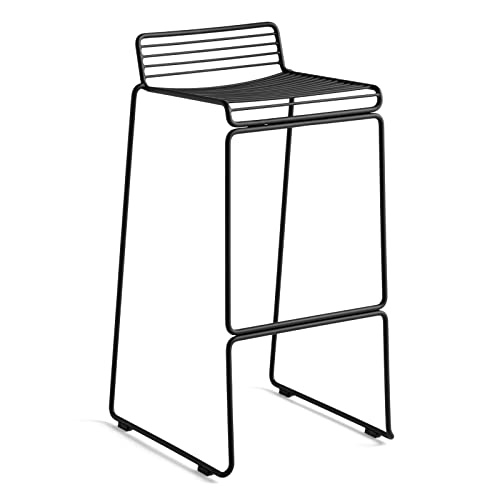 HAY Barhocker Hee Bar Stool - Black (schwarz), Sitzhöhe 65cm, design Hee...