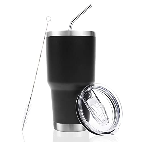 Toopify 30 oz Stainless Steel Insulated Tumbler Travel Mug with ...