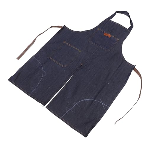 Consejos para Comprar Color Azul Mezclilla al mejor precio. 42 Sosoport Delantal de Mezclilla para Cerámica y Alfarería, sin Mangas, con Bolsillos Múltiples, Diseño Dividido para Protección, Color Azul Mezclilla, para Uso en Cocina y...