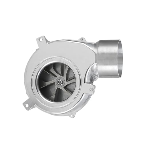 TIEOAXFT 220 60mm/2,36 Pulgadas 30w Ventilador centrífugo Industrial anticorrosión Ventilador de Tiro inducido de bajo Ruido de Acero Inoxidable