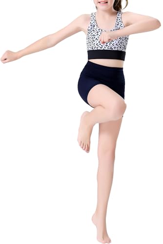 Gymnastics Dance Shorts for Girls Kids Athletic Spandex Biker for Ballet Tumbling Tennis Volleyball Cheers3